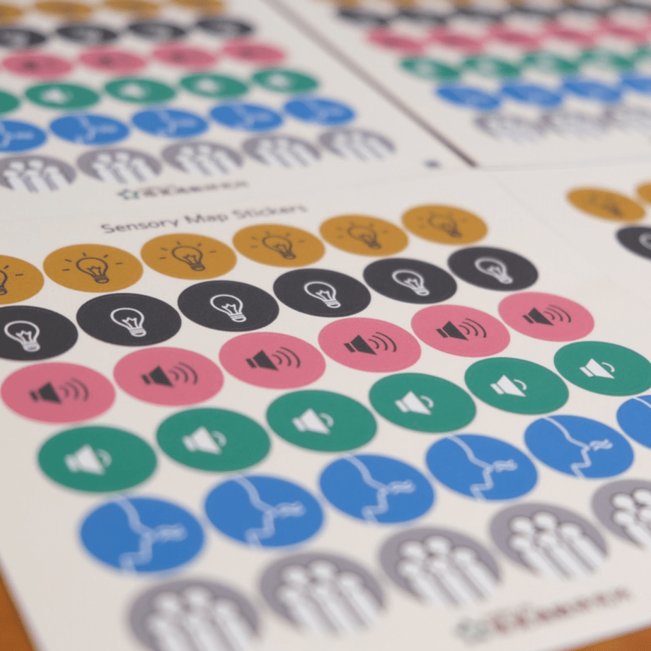 センサリーマップシール /Sensory Map Stickers – KANKAKU FACTORY