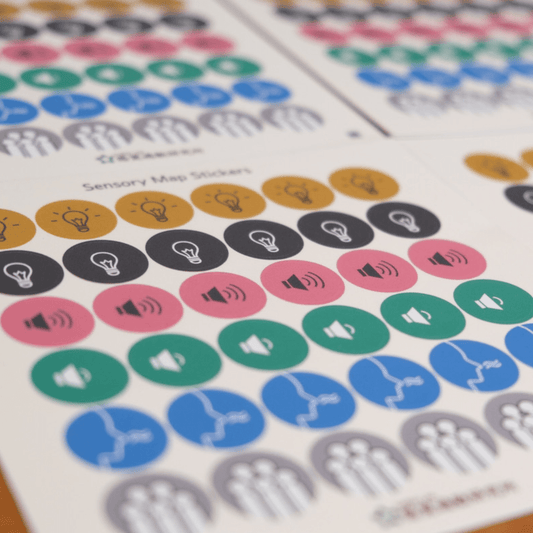 センサリーマップシール /Sensory Map Stickers