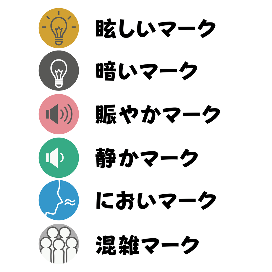 センサリーマップシール /Sensory Map Stickers