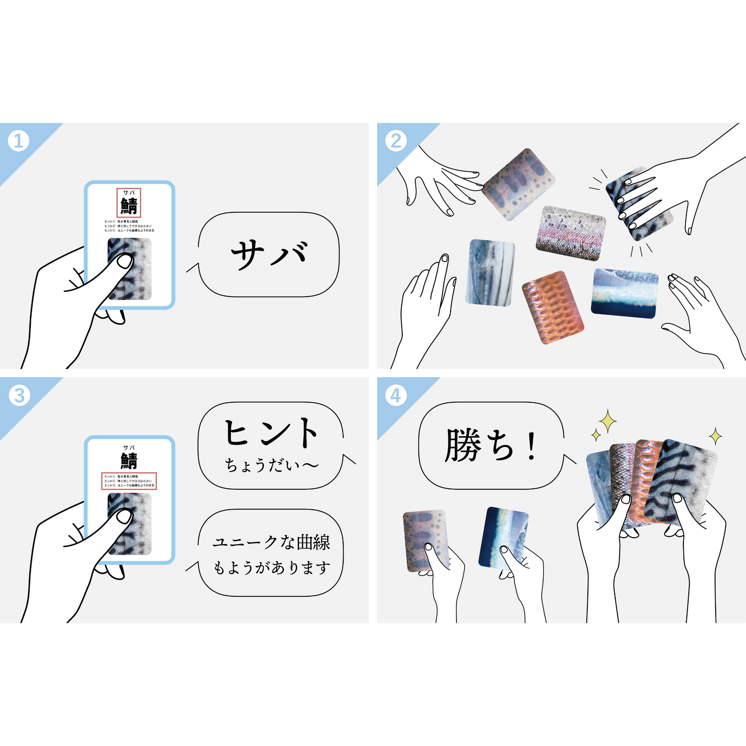 さかなかるたの遊び方