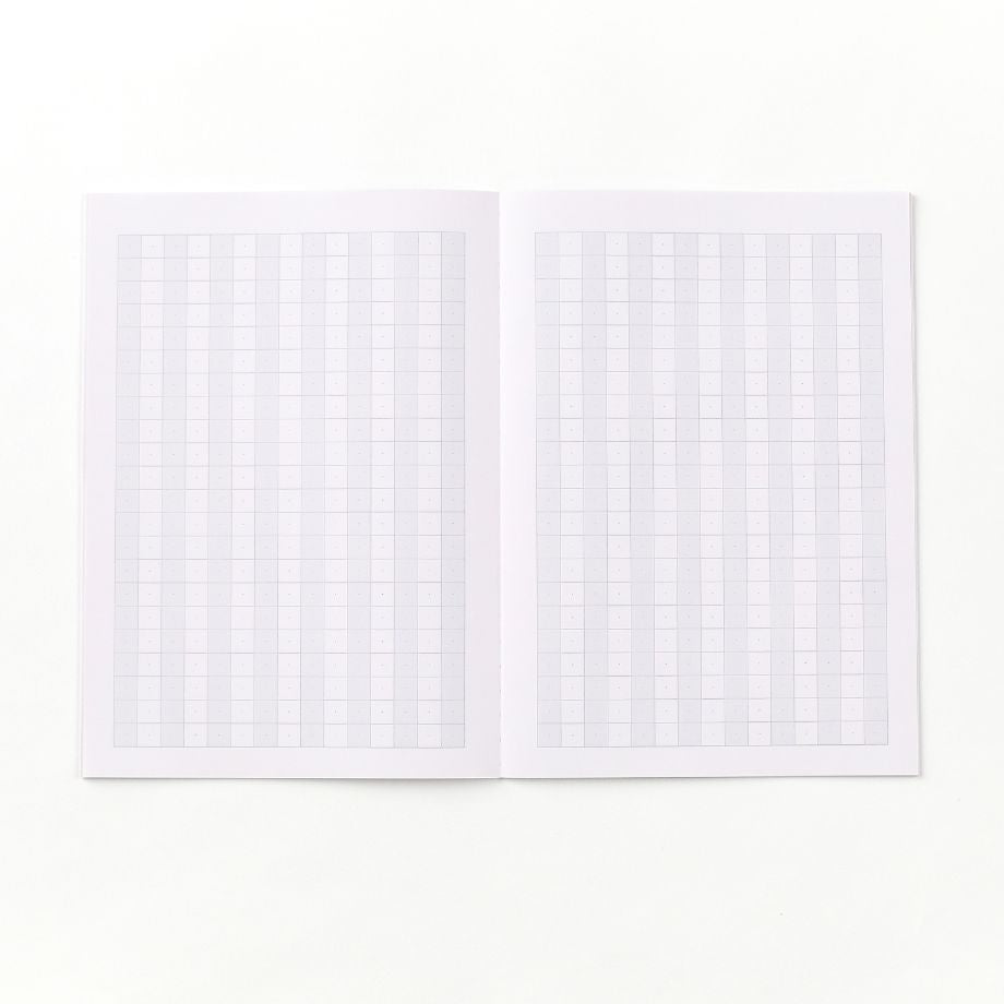 【目にやさしい!カラーノート】まほらゆったりつかう学習帳 10mm方眼 / セミB5