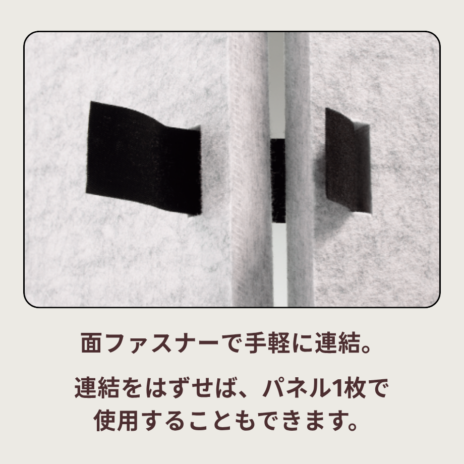吸音パネル(3連)高さ160cm/保育施設や学校に最適なパーテーション(送料込み)