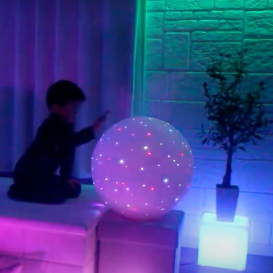 オリジナル球体型スヌーズレン照明「ジュピター」/JUPITER