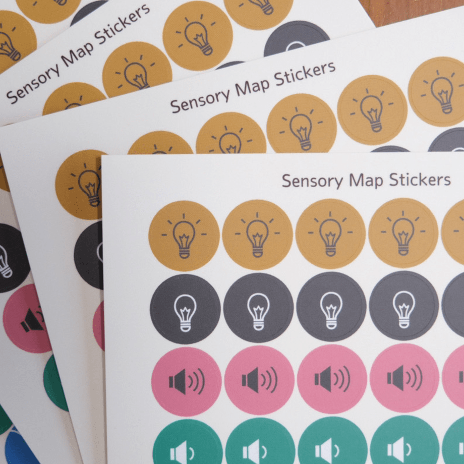 センサリーマップシール /Sensory Map Stickers