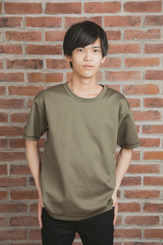 【KABIN-Tシャツ】【大人サイズ】縫い目外側/黒・白・カーキ・ピンク・ブルー