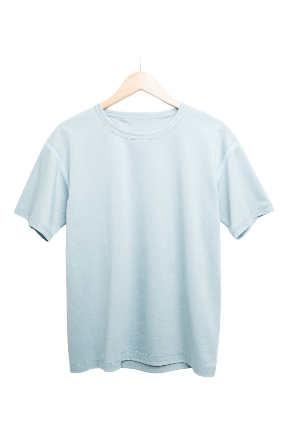 【KABIN-Tシャツ】【大人サイズ】縫い目外側/サックスブルー