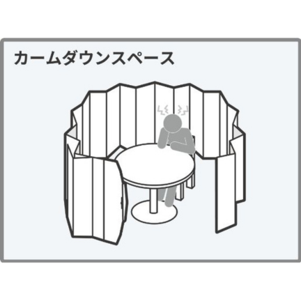 救護用パーテーション「あんしんウォール®」/イベントや避難所のカームダウンスペースに