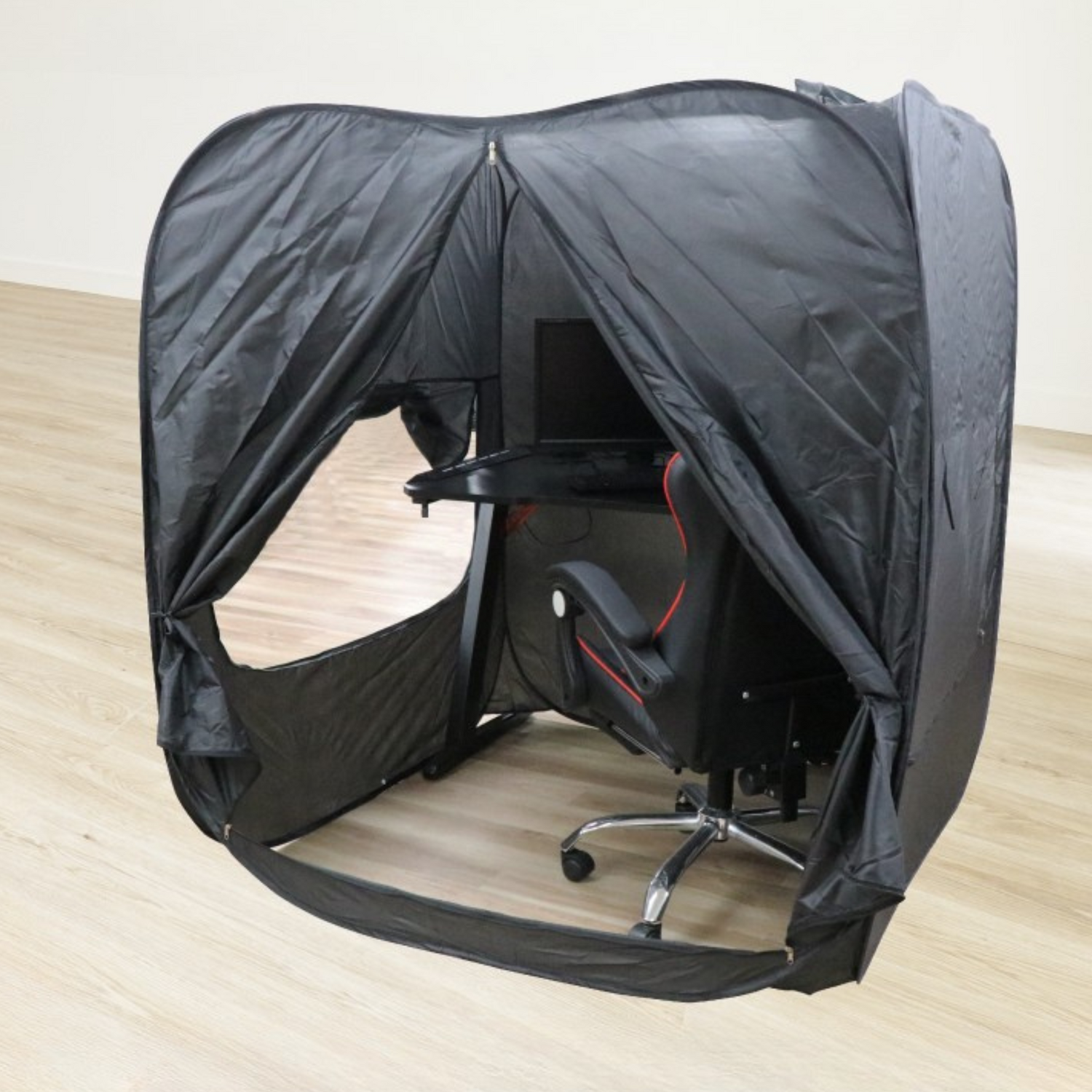 完売❣️ 簡易 テント スクエア ワンタッチ カームダウンスペース 持ち運び onetouch_tent-black-