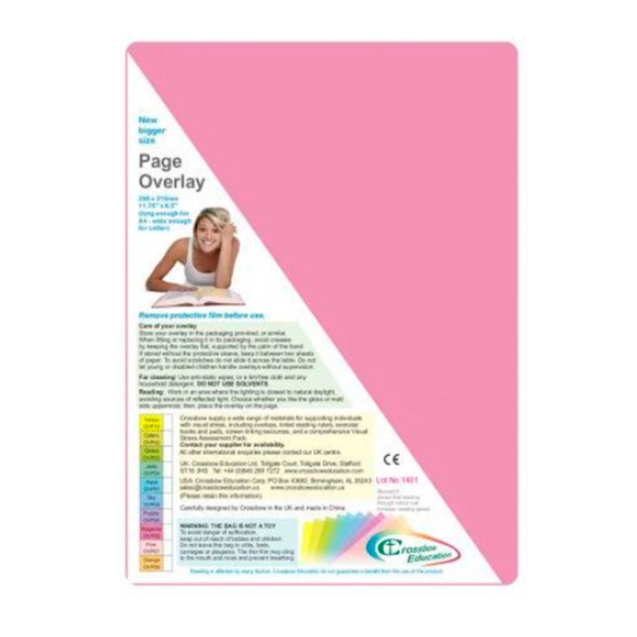 本や書類を読みやすくする読書補助具 ページオーバーレイA4/全11
