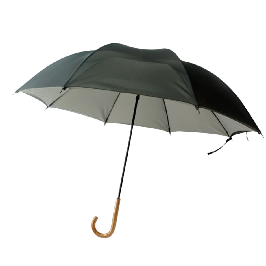 雨音が静かなサイレントアンブレラ 60cm（全9色） 遮光・UVカット　雨晴兼用傘　日本製　職人手作り　全国送料無料