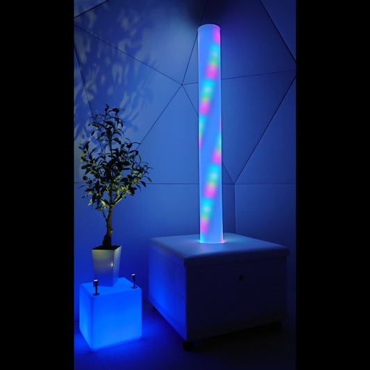 新しいスヌーズレンアイテム!光のタワー「オーロラレインボー」バブルタワーとは別の魅力!(送料込み)