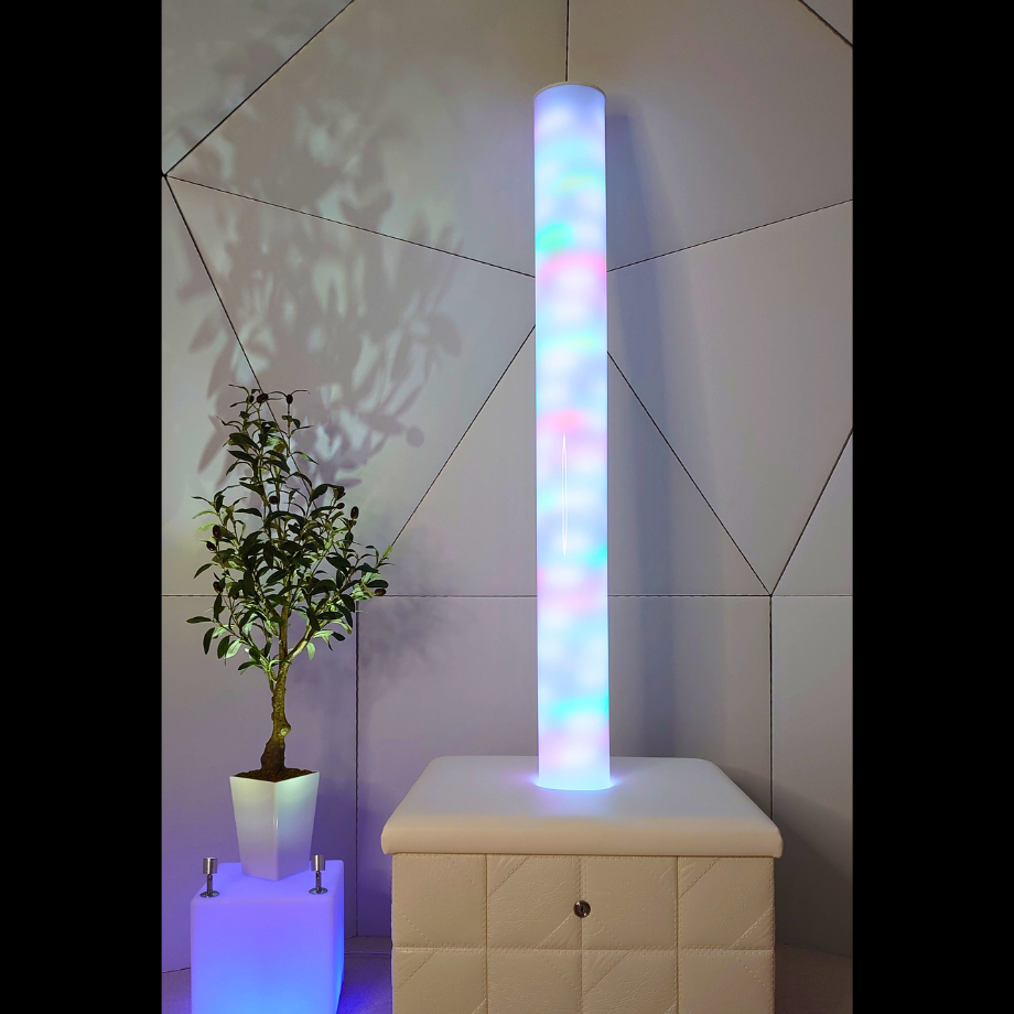 新しいスヌーズレンアイテム！光のタワー「オーロラレインボー」バブル