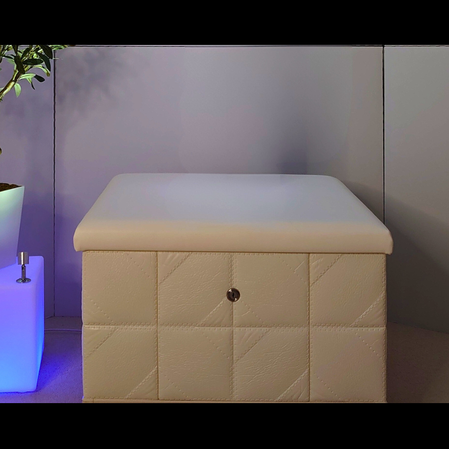 スヌーズレン用オットマン（バブルタワーやオーロラレインボーと繋げて