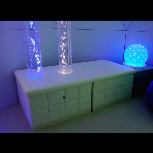 スヌーズレン用オットマン(バブルタワーやオーロラレインボーと繋げて利用も!)送料込み